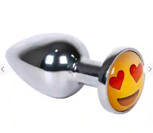 Plug Anal Acostumbrador Acero Inoxidable Dilatador Ano Menos Dolor Emoji