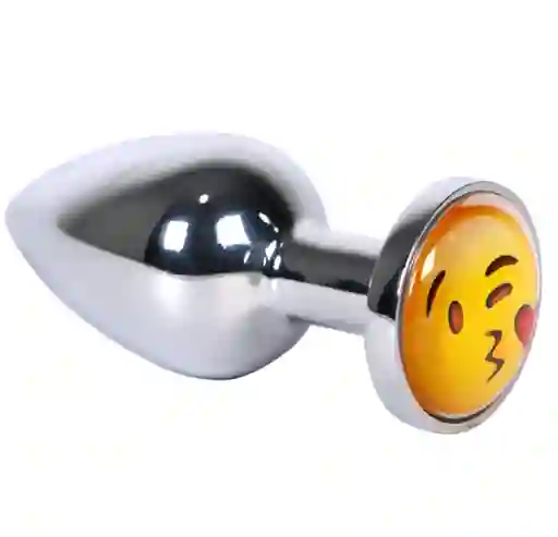 Plug Anal Acostumbrador Acero Inoxidable Dilatador Ano Menos Dolor Emoji