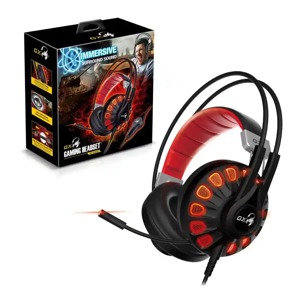 Diadema Genius Gx Gaming Lychas Hs-g680 / Sonido 7.1 Canales