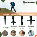 Baston Trekking Senderismo X2 Pentagon Aluminio + Accesorios