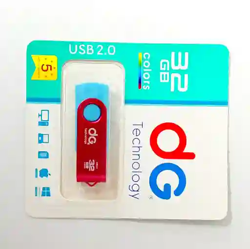 Memoria Usb 32gb Colors Dg