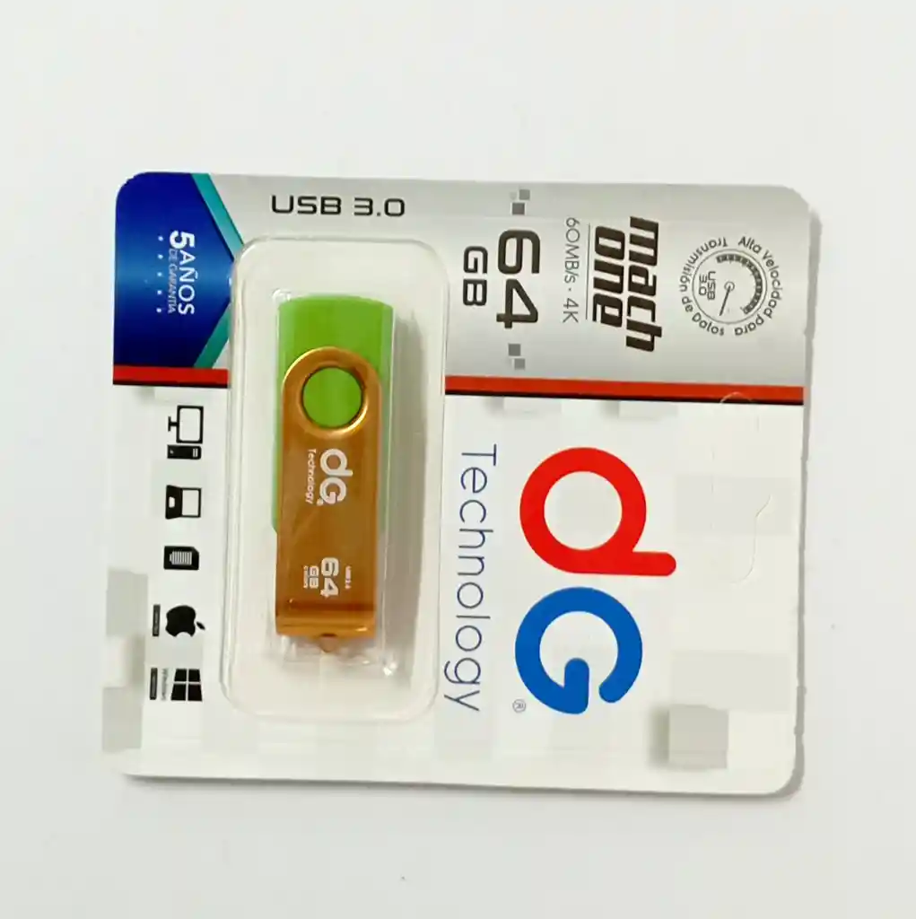 Memoria Usb 64gb Colors Dg