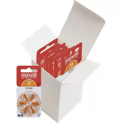 Batería Pila Maxell Zinc 13-pr48 Aud Blister X6 Uni. 10blister