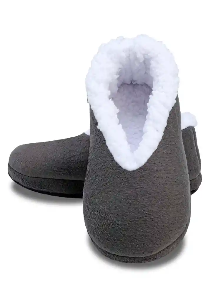 Pantuflas Gris Clasica 42-43