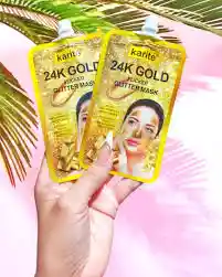 Mascarilla Liquida De Oro Sachet Con Glitter Karite Ref 292