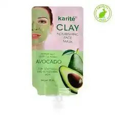 Mascarilla De Arcilla En Sachet De Aguacate Clay Nourishing Face Mask Karite Ref294