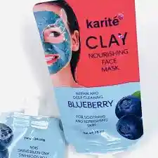 Mascarilla De Arcilla En Sachet De Arandanos Clay Nourishing Face Mask Karite Ref 296