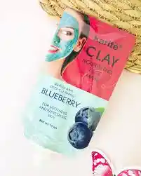 Mascarilla De Arcilla En Sachet De Arandanos Clay Nourishing Face Mask Karite Ref 296