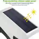 Lámpara Led Panel Solar Y Sensor De Movimiento Tipo Cámara