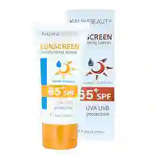 Protector Solar Sunscreen Moisturizing Lotion Water Resistant 65+ Spf Uva Uvb Kaliyabeauty Ref 300