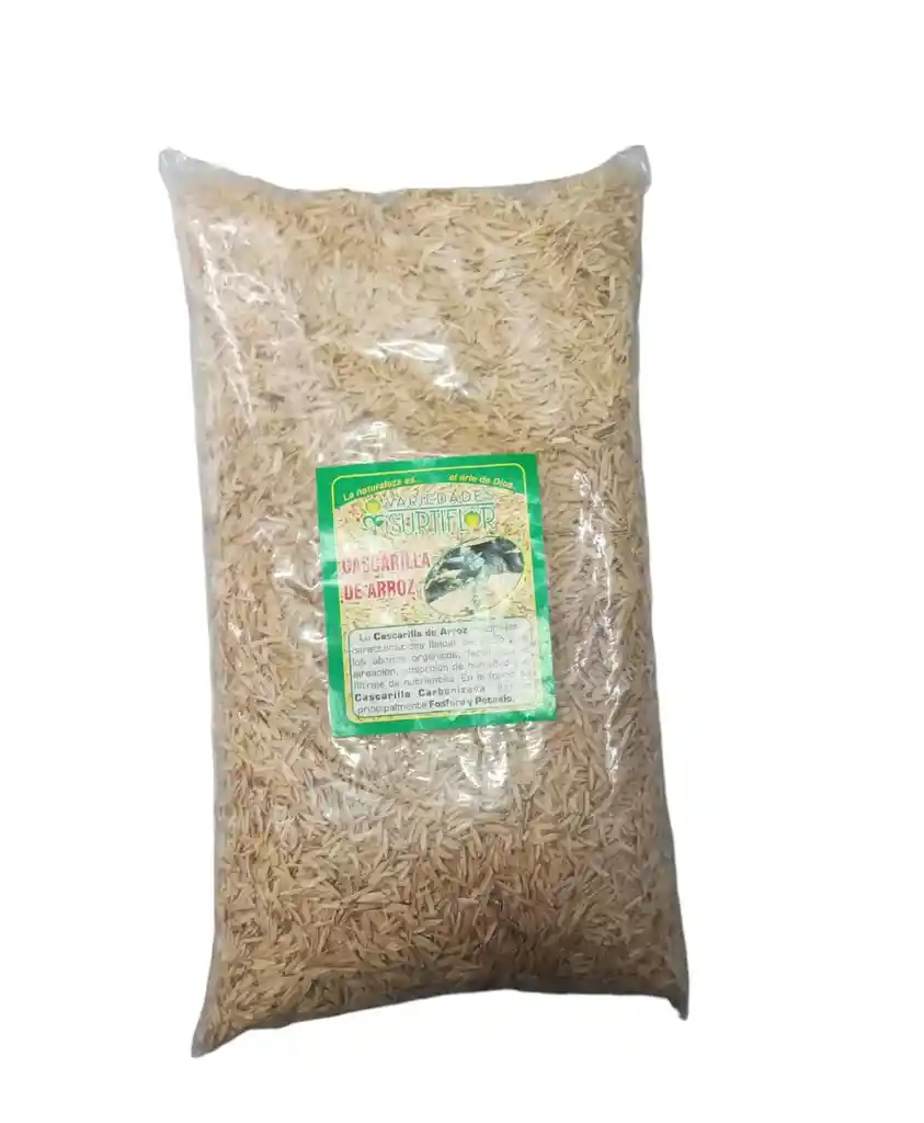 Cascarilla Arroz Orgánico Carbonizada Fosforo Potasio