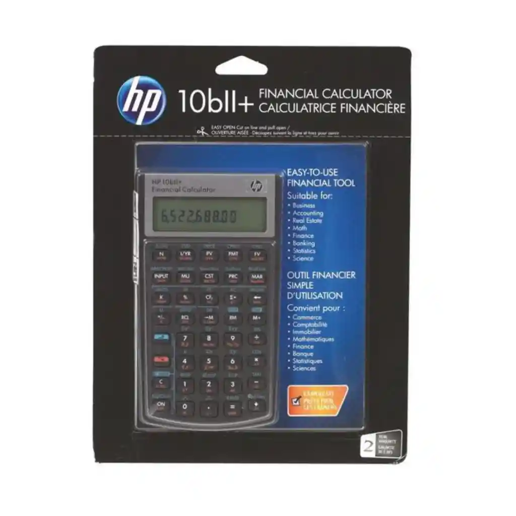 Calculadora Financiera Hp 10 Bii + Plus | Tvm, Npv, Irr