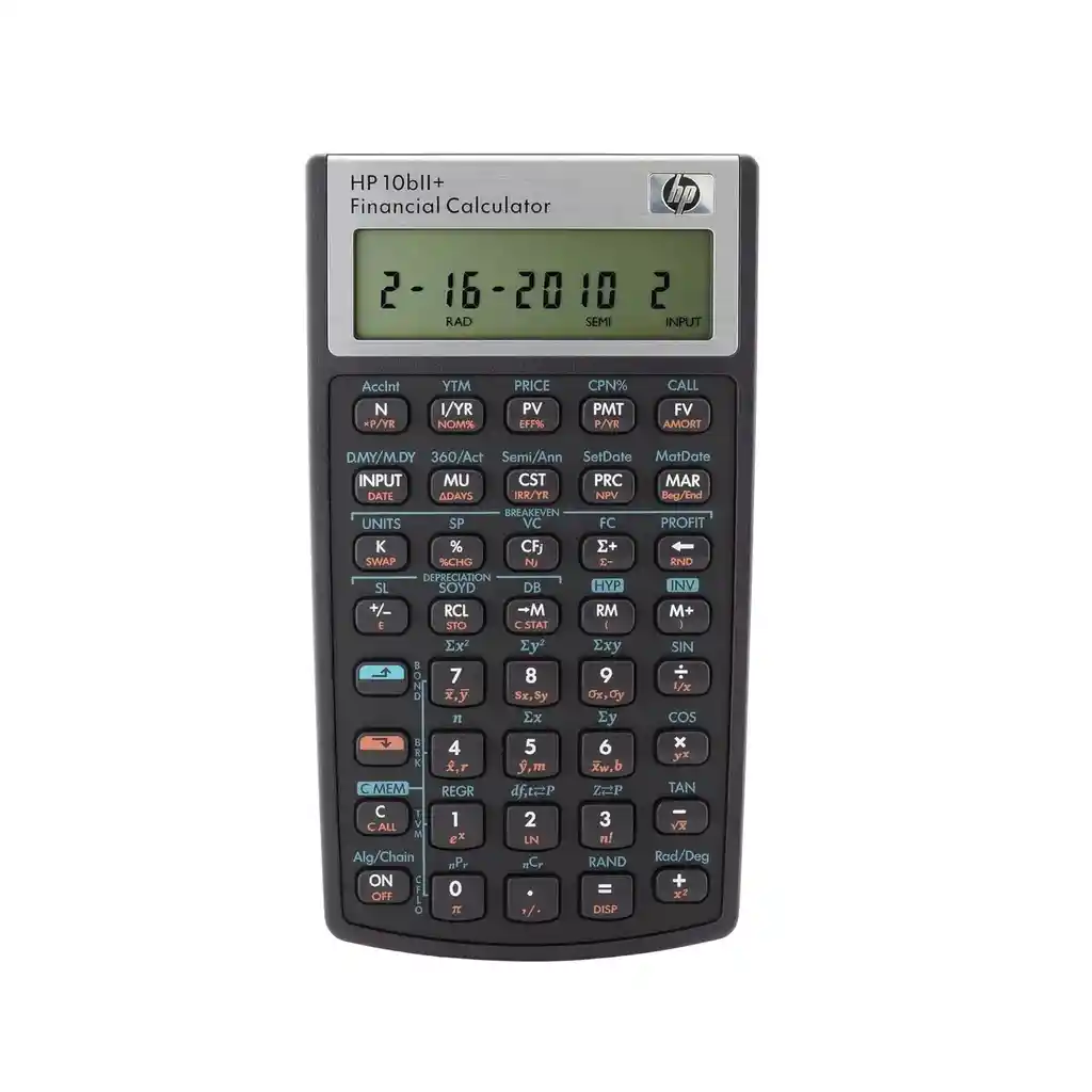 Calculadora Financiera Hp 10 Bii + Plus | Tvm, Npv, Irr