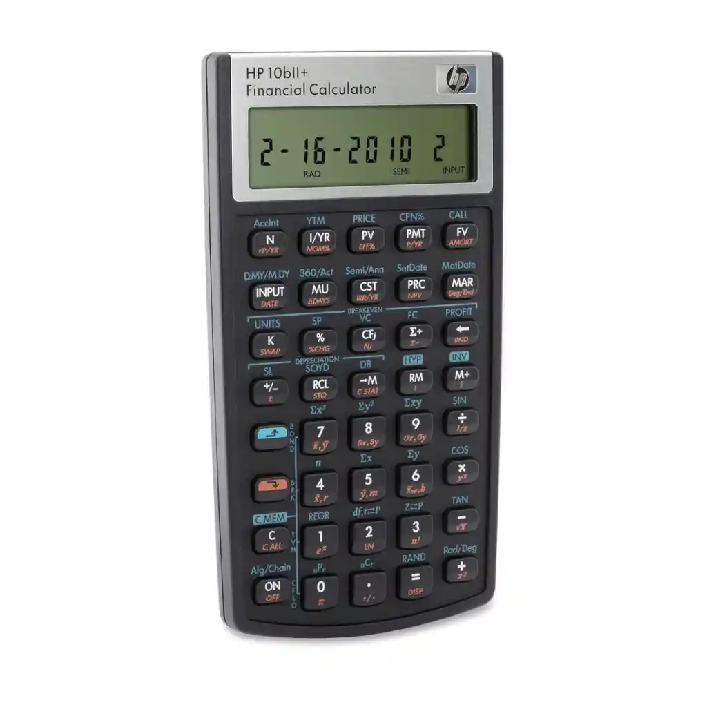 Calculadora Financiera Hp 10 Bii + Plus | Tvm, Npv, Irr