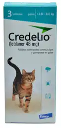 Credelio 48 Mg X 3 Tabletas (gatos)