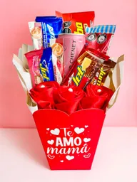 Regalo Coquette Mamá Con Fizzy Jp Chenet Con Chocolates Y Café Juan Valdez - Feliz Dia - Especial Madres