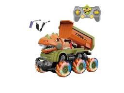 Volqueta Camión Control Recargable Truck Niños Dinosaurio