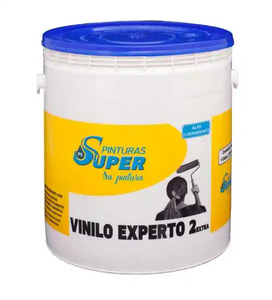 Galon Vinilo Experto 2 Pinturas Super Blanco