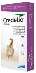 Credelio 12 Mg X 3 Tabletas (gatos)