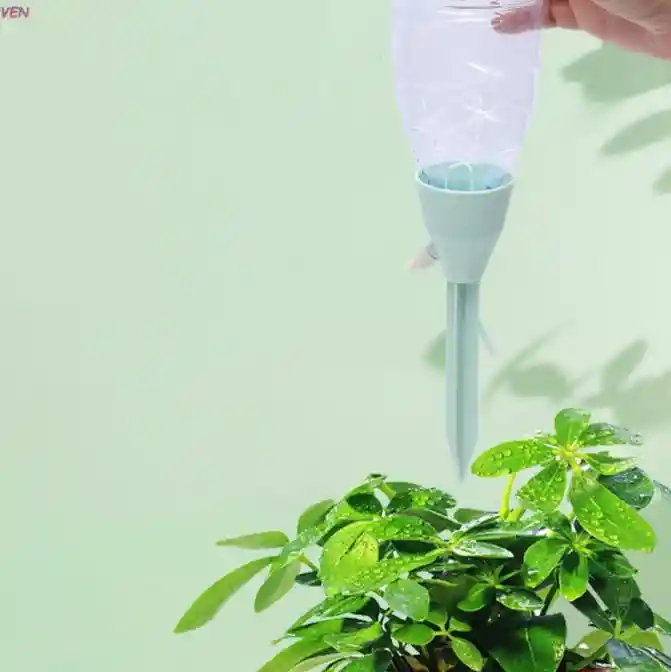 Sistema Riego Automático Cono Reusable Plastico Embudo Planta Mata Cultivo Hogar Huerta