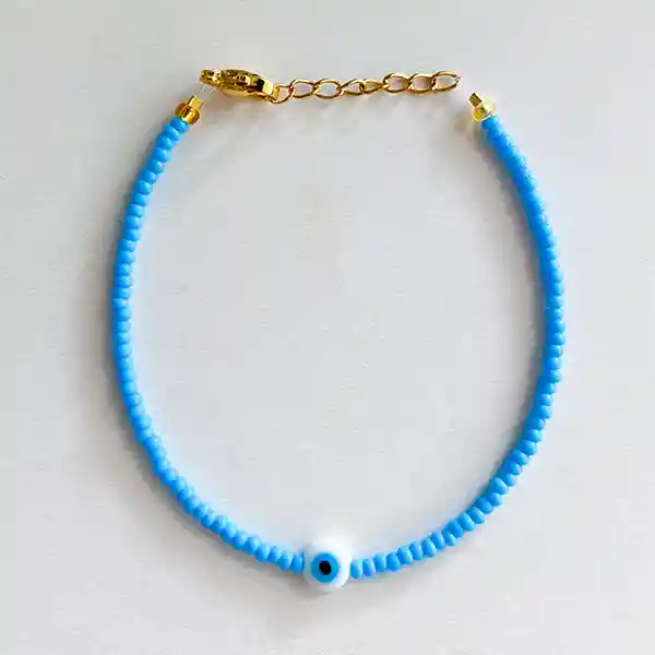Pulsera Ojo Turco - Azul Claro