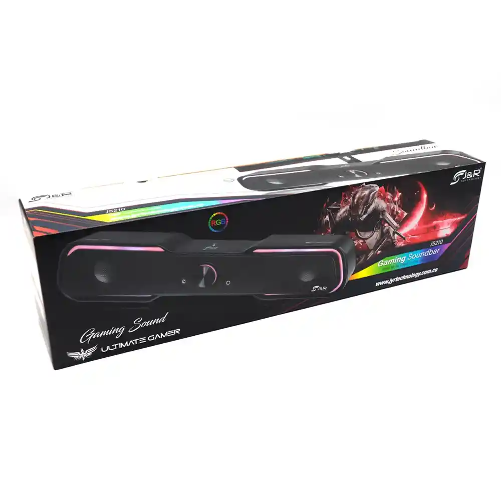 Parlante Barra Usb Gamer Rgb J5210