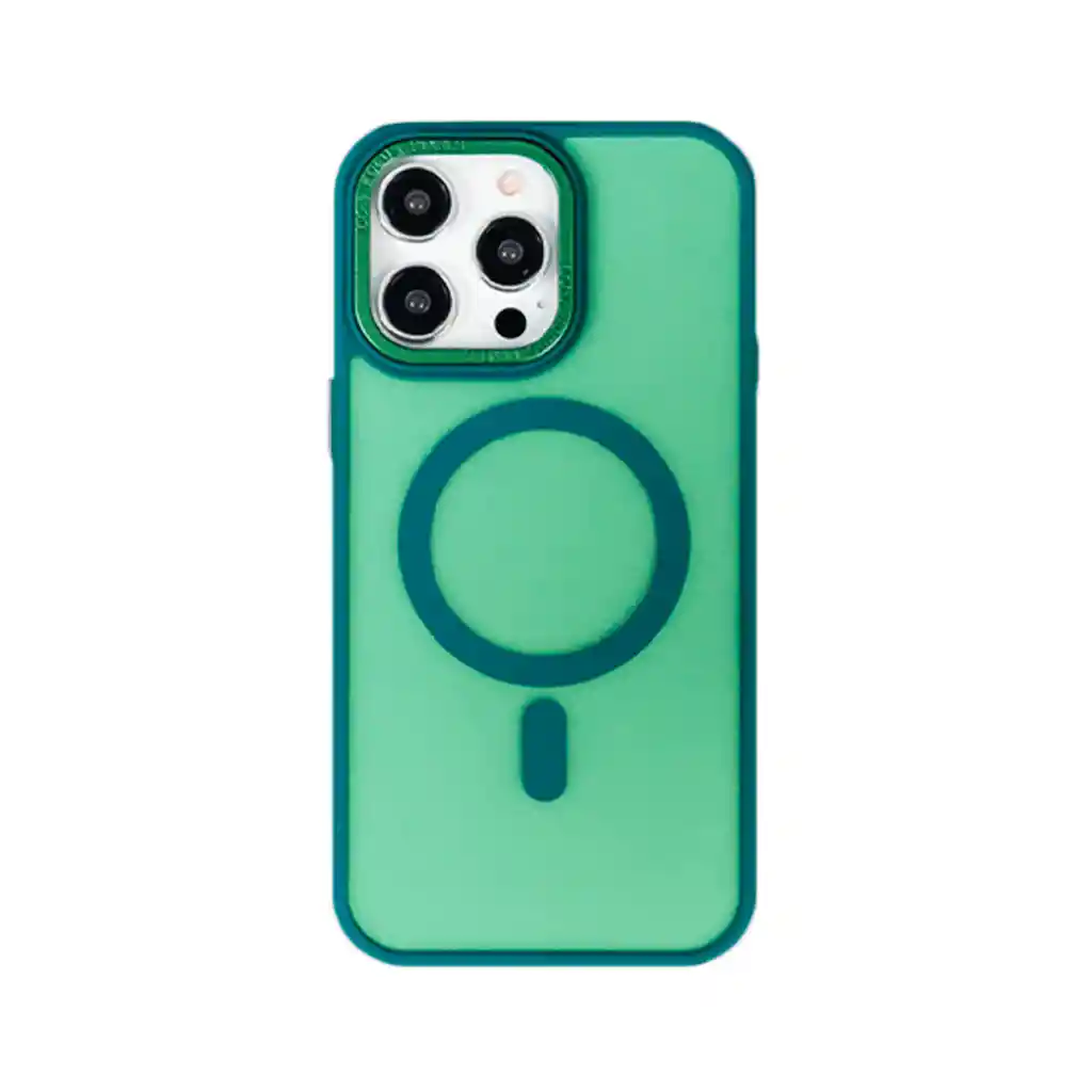 Estuche Iphone 12 Magsafe Edge (verde)