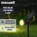 Lampara Reflector Solar Led Exterior Maxwell Jardin Estaca