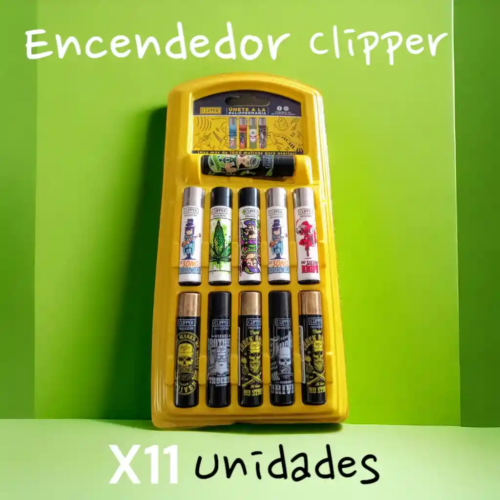 Encendedor Clipper Colección X 11 Unidades