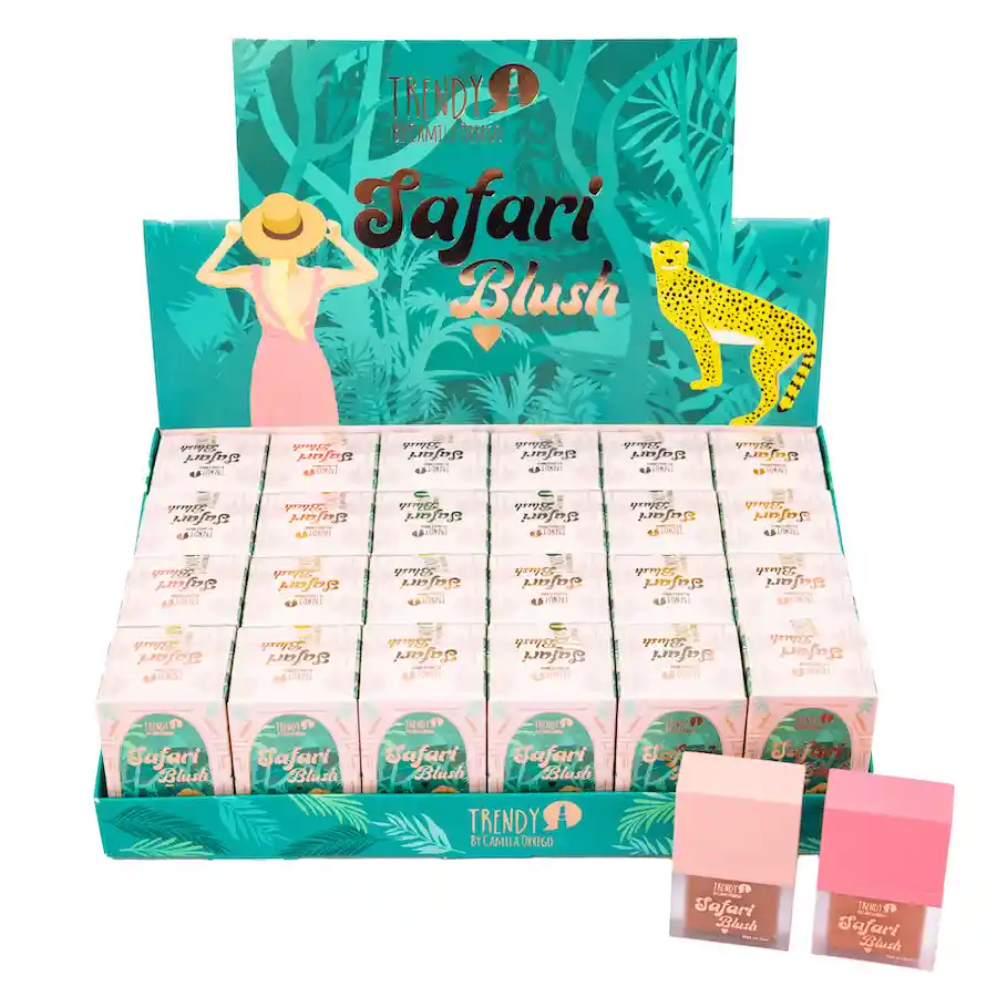 Kit Duo Rubor Liquido Safari Blush Trendy