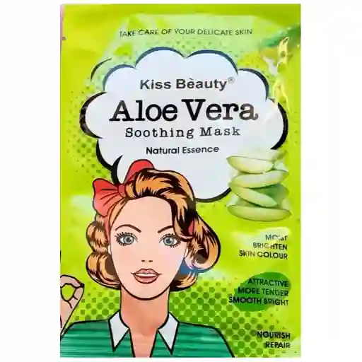 Mascarilla Kiss Beauty Aloe Vera