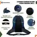 Morral Bolso Camping Senderismo Pentagon Impermeable 30l