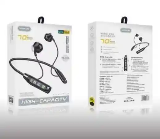 Audifonos Deportivos Bluetooth +70hr De Bateria Ys-614