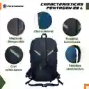 Morral Bolso Camping Senderismo Pentagon Impermeable 25l