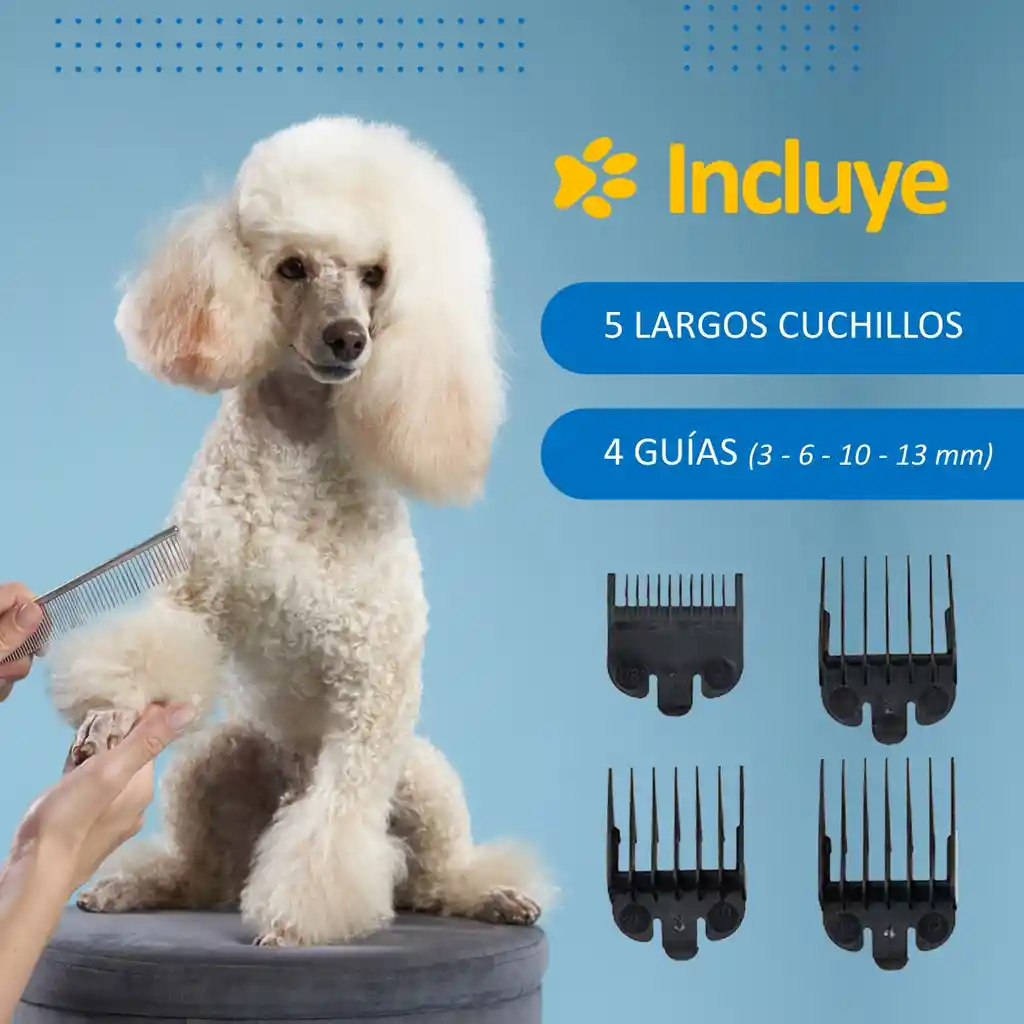 Maquina Peluqueria Corta Pelo Mascotas Perro Gato Kit Petpal