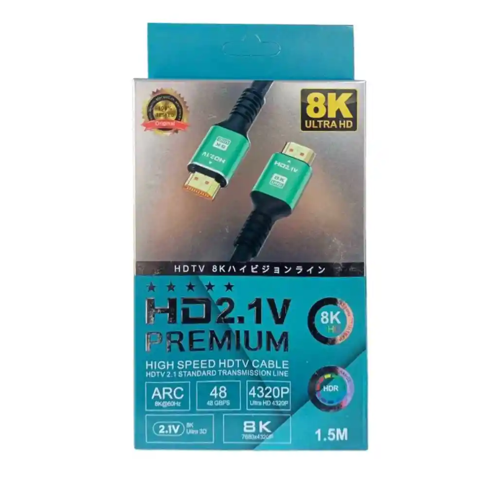 Cable Hdmi X 1.5 Metros Ultra Hd 8k