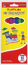 Plastilina Mi Trensito Larga X10 Colores