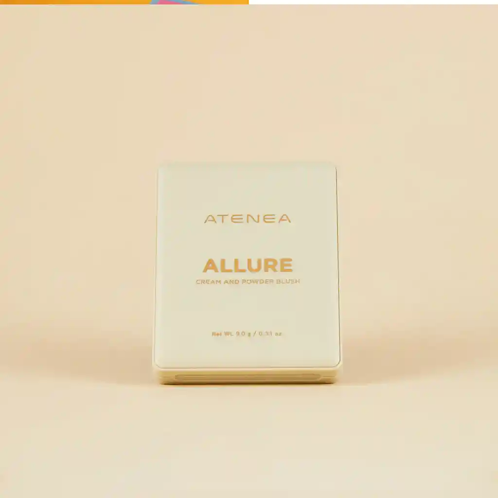 Rubor En Dúo Allure Crema Y Polvo Compacto Tono Pinkcrush Atenea Profesional