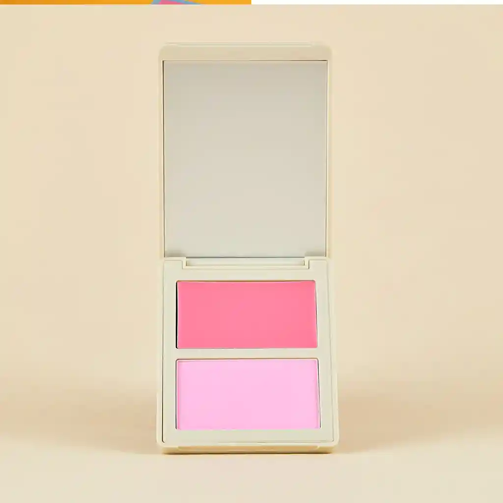 Rubor En Dúo Allure Crema Y Polvo Compacto Tono Pinkcrush Atenea Profesional