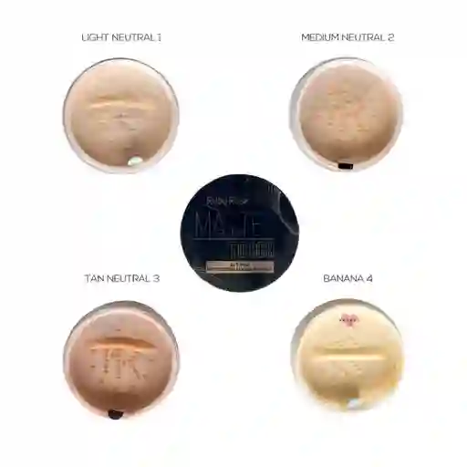 Polvo Suelto Matte Touch Ruby Rose Tono Tan Neutral 3