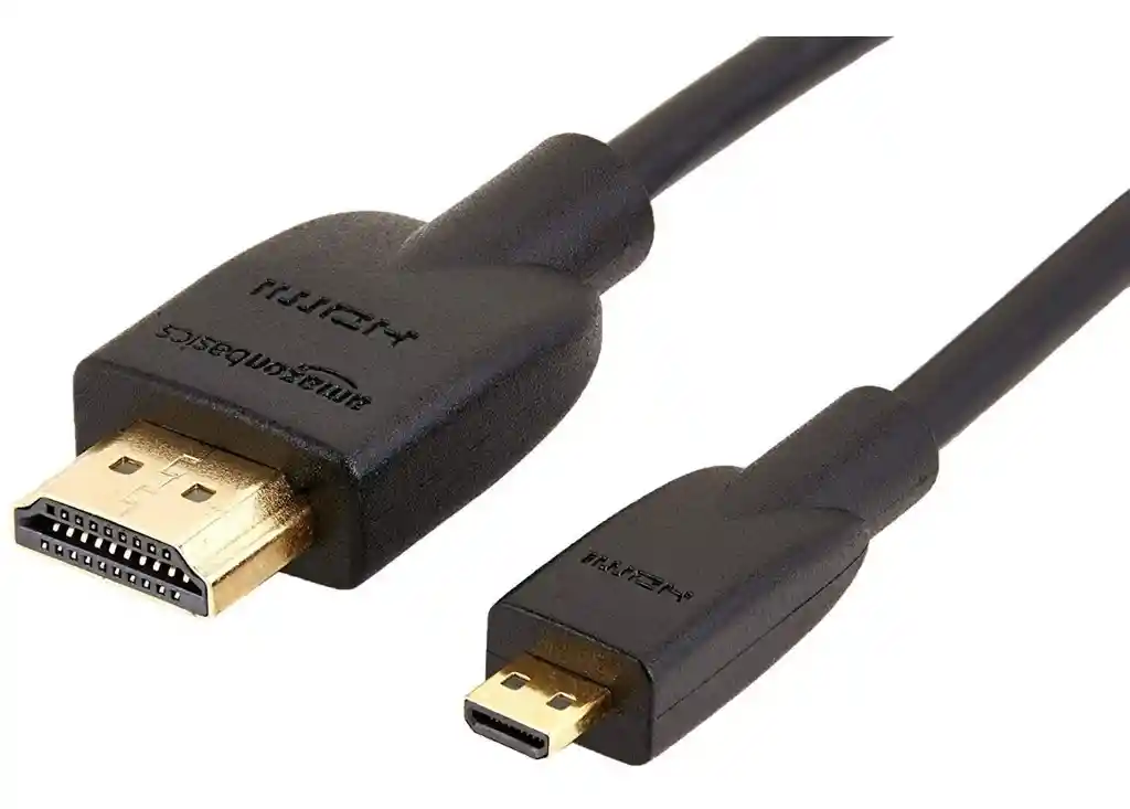 Cable Hdmi A Micro Hdmi Negro De Alta Velocidad 1080p (1.5 M) 2k 4k 3d