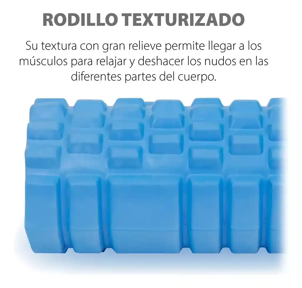 Rodillo Para Yoga/ Recuperaciòn/ Masajeador Funcional / Pilates /gym Fitness Largo 14*45cm