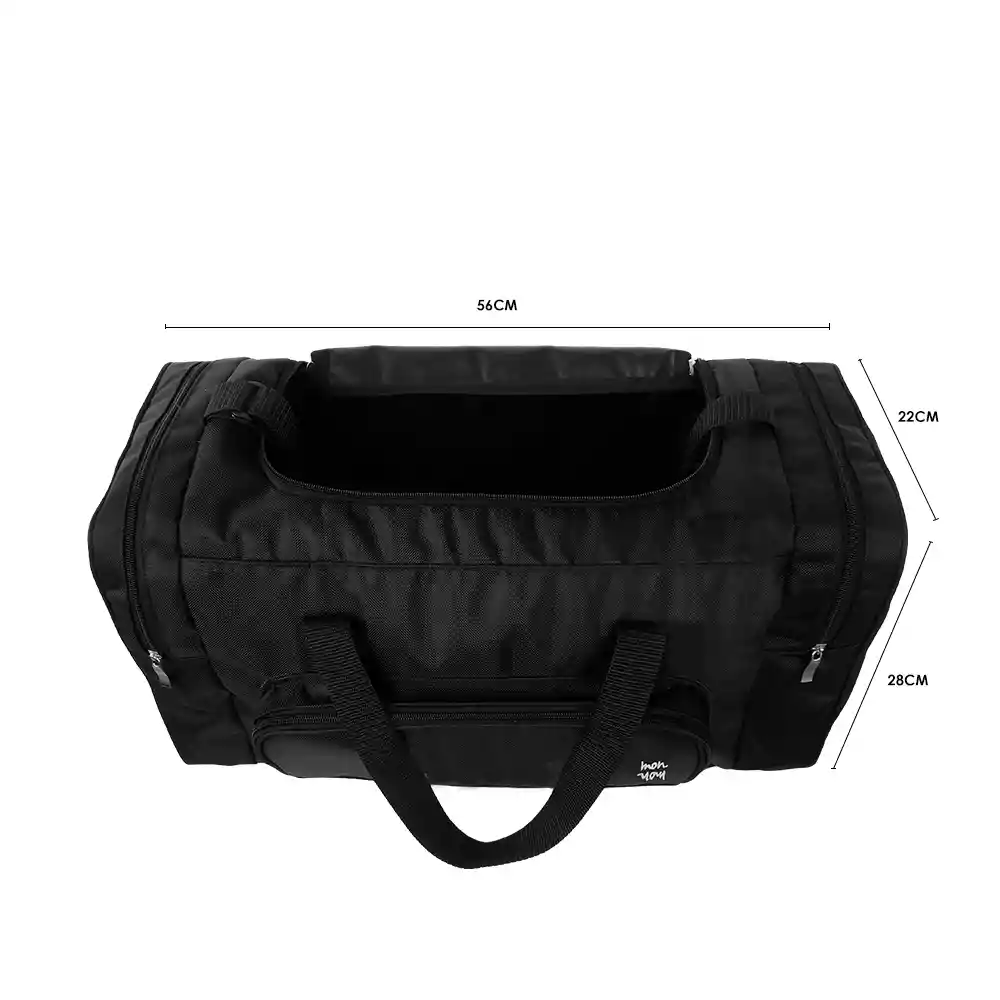 Maletin Bolso Viajero Deportivo Gym Liam Negro