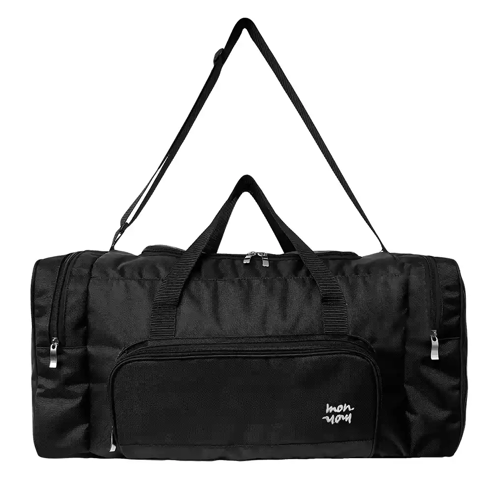 Maletin Bolso Viajero Deportivo Gym Liam Negro