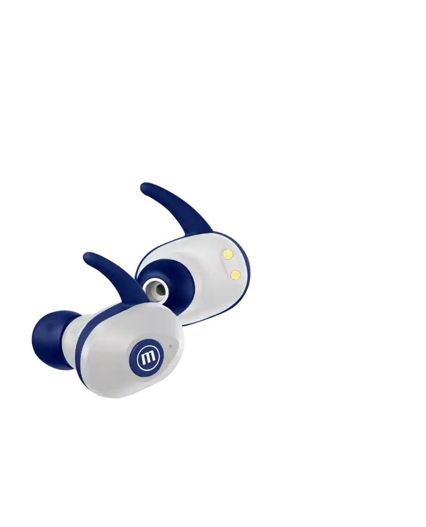 Audifo Mini Duo Maxell Tws Eb-btmini Bt Earbuds Bluwhite