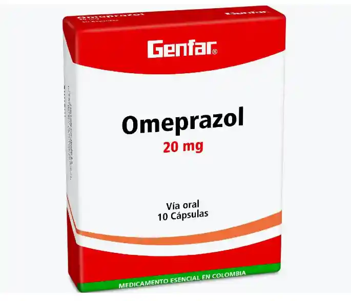 Genfar Omeprazol Cápsulas (20 Mg)