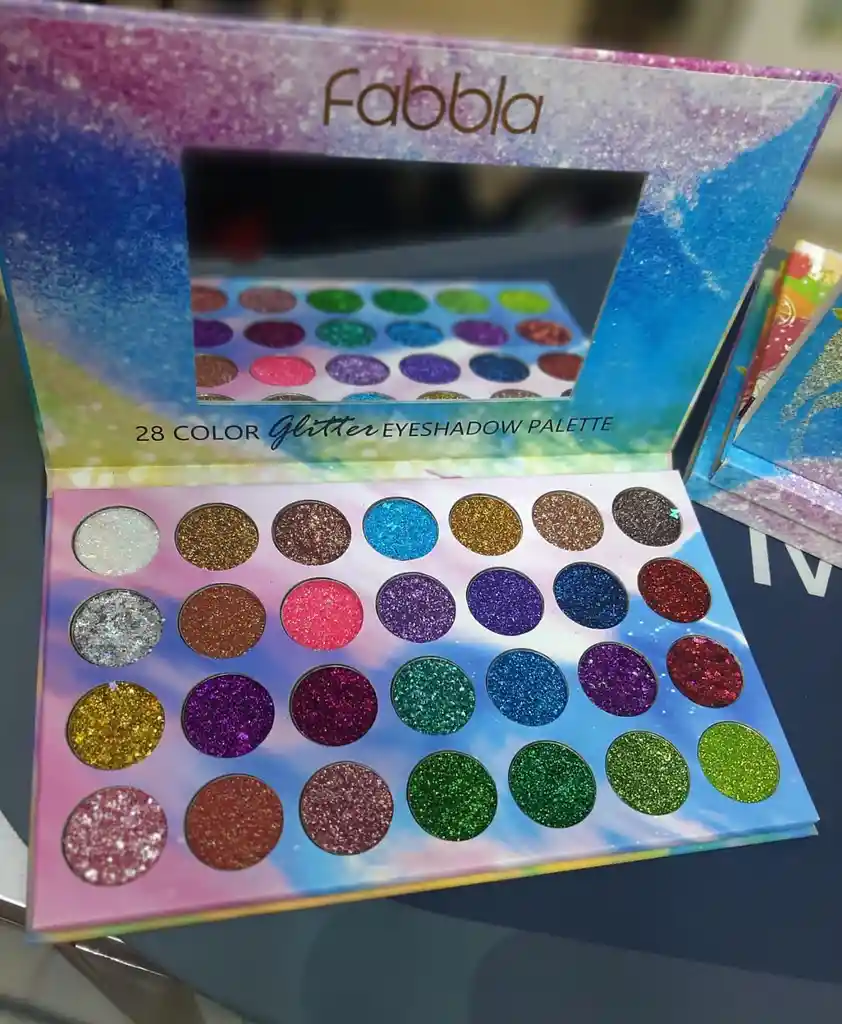 Paleta Glitter Unicornio X28 Color