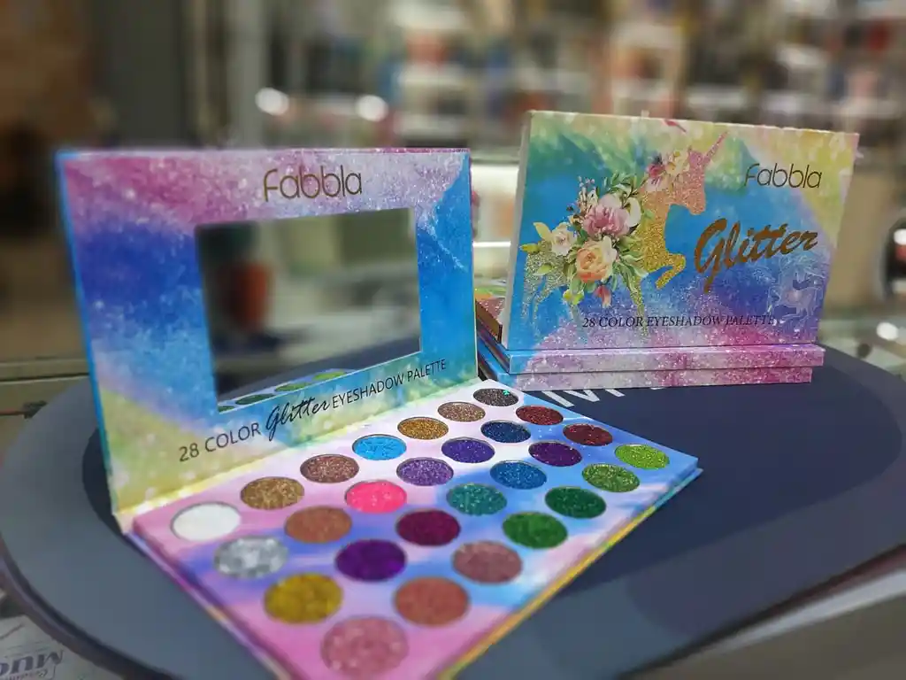 Paleta Glitter Unicornio X28 Color