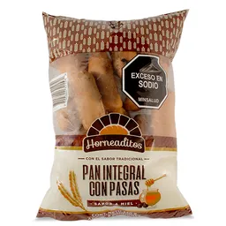 Horneaditos Pan Integral Miel Y Pasas