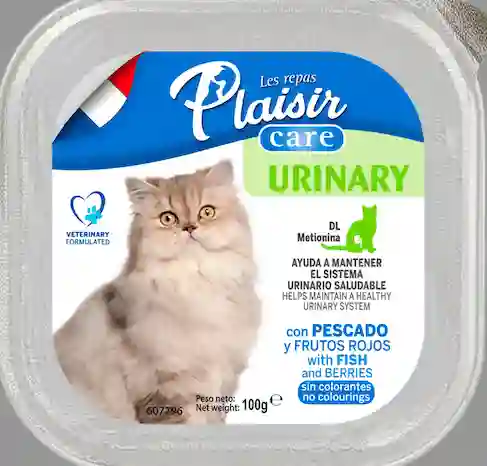 Plaisir® Urinary Care Cat Bandeja 100 G
